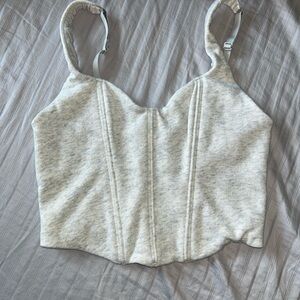 Hollister Fleece Corset Top